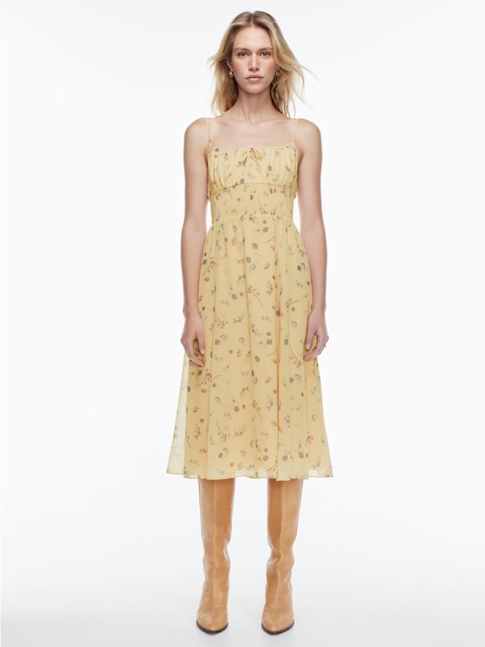 Aritzia Wilfred Genoa Midi Dress